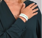 Bedrukbare polsbandjes voor de (kleuren-) laserprinter, wit, pak van 100 stuks