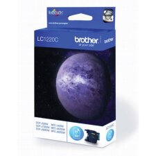 Brother LC1220C - cyan - original - ink cartridge