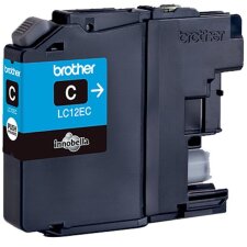 Brother LC12EC - XL Capacity - cyan - original - ink cartridge