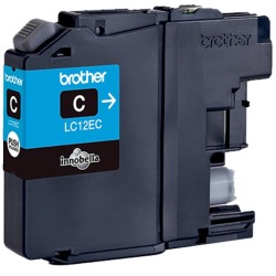 Brother inktcartridge, 1.200 pagina's, OEM LC-12EC, cyaan