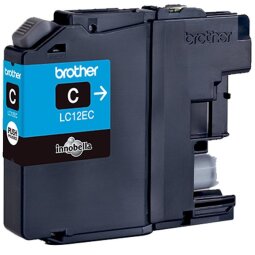 Brother LC12EC - XL Capacity - cyan - original - ink cartridge