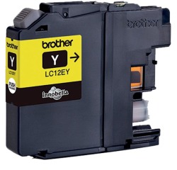 Brother LC12EY - XL Capacity - yellow - original - ink cartridge