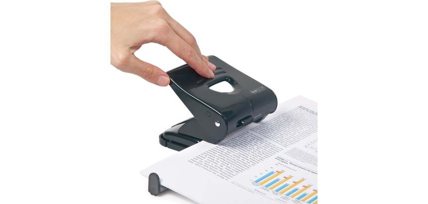 Rapesco perforator 2-gaats 827, zwart