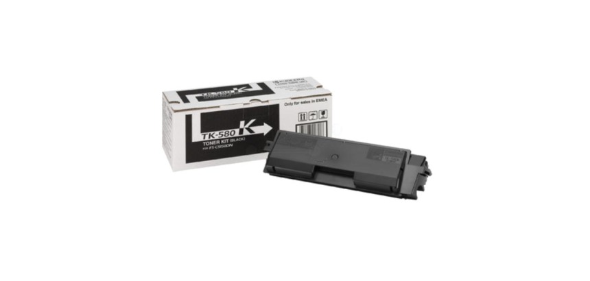 Kyocera TK 580K - black - original - toner cartridge