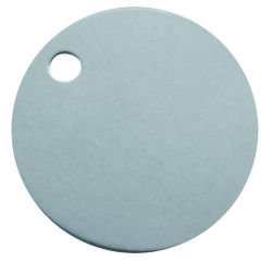 Blanco markeerplaatjes van messing, aluminium of roestvrij staal