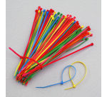 Colliers de serrage colorés - 100 pièces