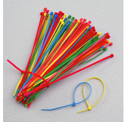 Colliers de serrage colorés - 100 pièces