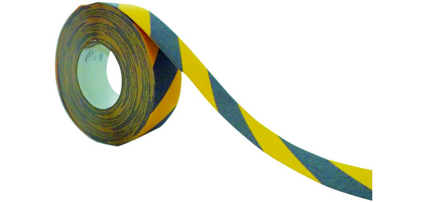 Bandes antidérapantes hachurées