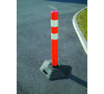 Balise articulée sur support mobile