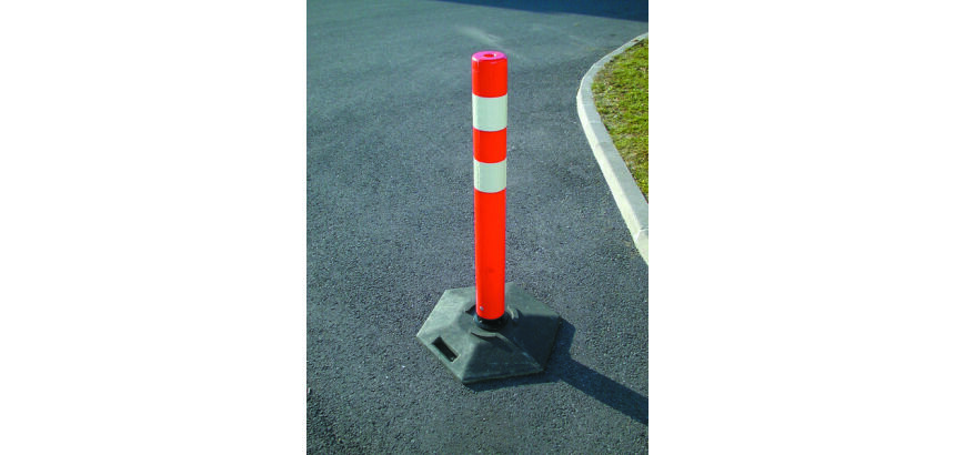 Balise articulée sur support mobile