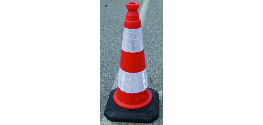 Verzwaarde verkeerskegels