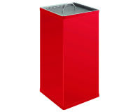 DE_Vierkante industriële asbakken met zand