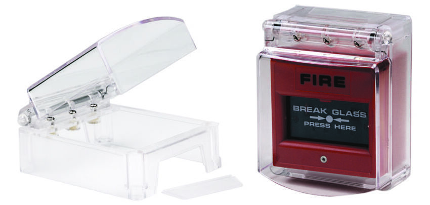 Capots de protection de déclencheur d'alarme compact