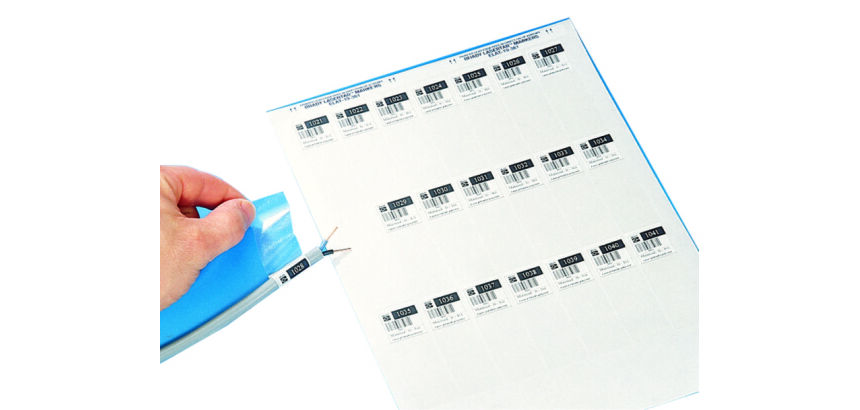 Marqueurs de câbles pour imprimante laser