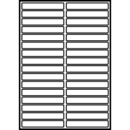 Etiquettes papier pour imprimante laser