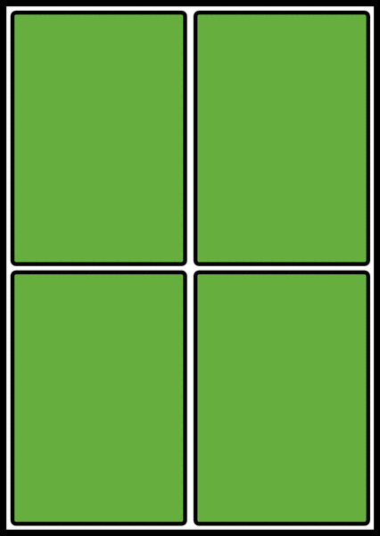 Papieren etiketten voor laserprinter