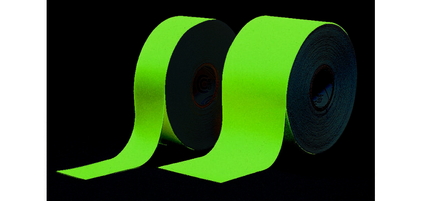Bandes de sécurité haute visibilité - Photoluminescentes