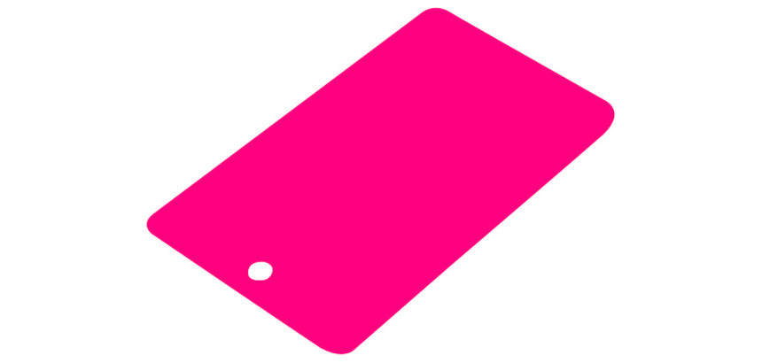 Plaquettes spéciales marquage - En acier laqué