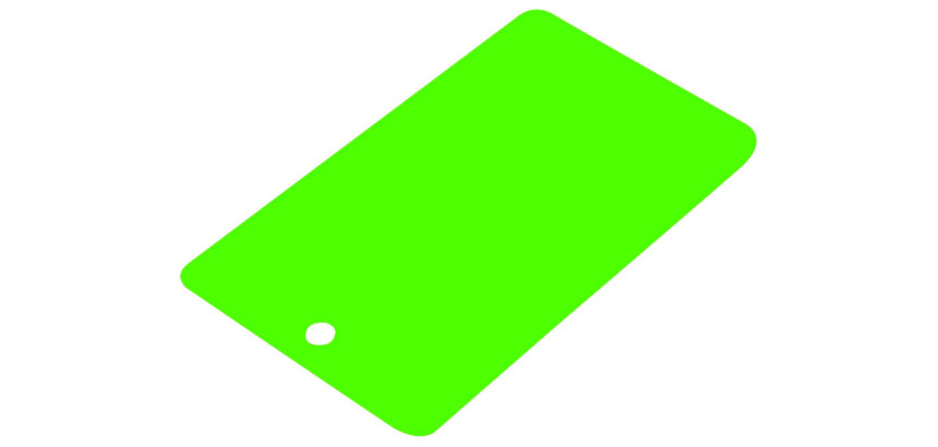 Plaquettes spéciales marquage - En acier laqué