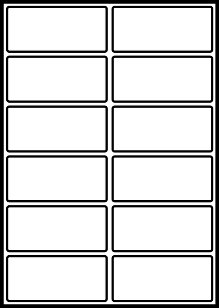 Bedruckbare Etikette