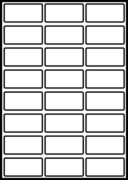 Polyester etiketten voor laserprinter speciaal voor kleine hoeveelheden