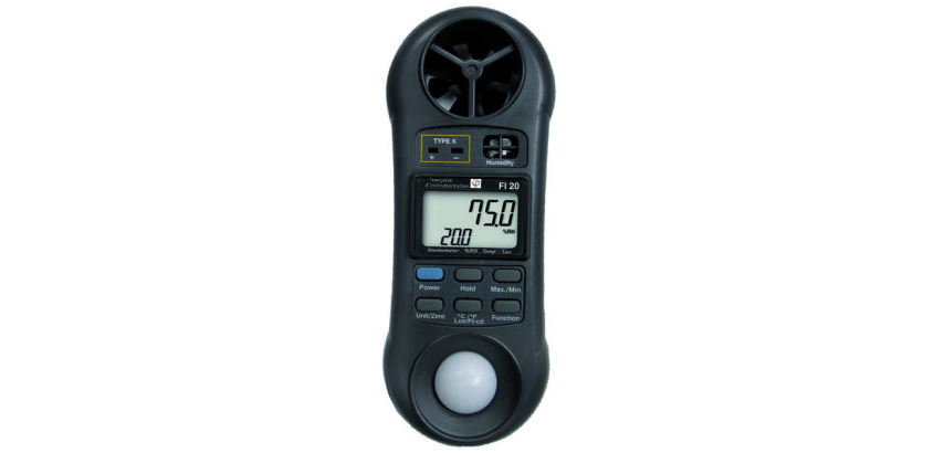 DE_Luxmeter / thermometer / hygrometer / anemometer