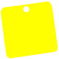 Blanco markeerplaatjes van gekleurd aluminium