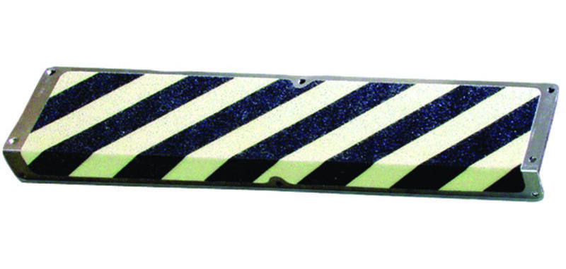 Plaques de marche antidérapantes - Plaques en aluminium coloré