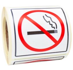 GB_Signalering rokers/niet-rokers - Etiketten op rol