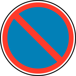 Aufkleber Verbotsschild "parken verboten" (PILD3 227)