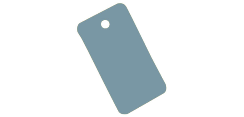 Speciale markeringsplaatjes van plastic