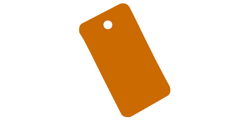 Speciale markeringsplaatjes van plastic