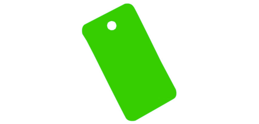 Speciale markeringsplaatjes van plastic