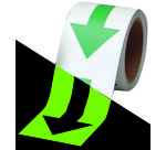 GB_Markeringstape met pijlen voor vloeren en trappen, op rol