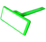 Klemmen met identificatieplaatje van gekleurd nylon