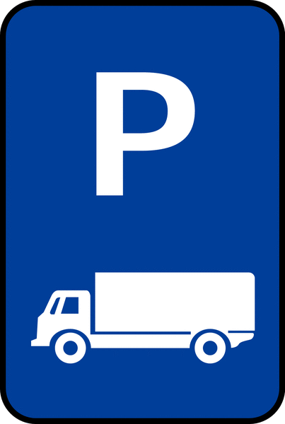 GB_Platte parkeerborden of borden met rand