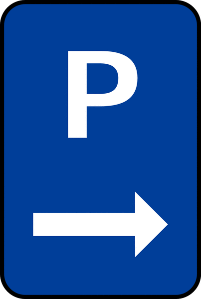 Panneaux de parking plats ou à couvre-chant