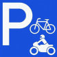 Signalisation des parcs à vélos / motos