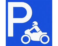 Signalisation des parcs à vélos / motos