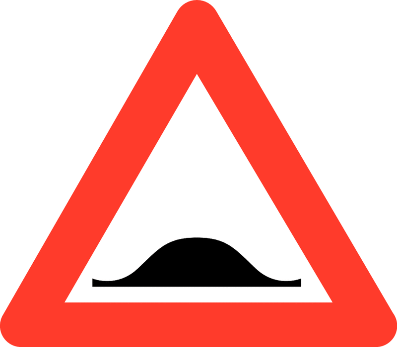 Platte verkeersborden