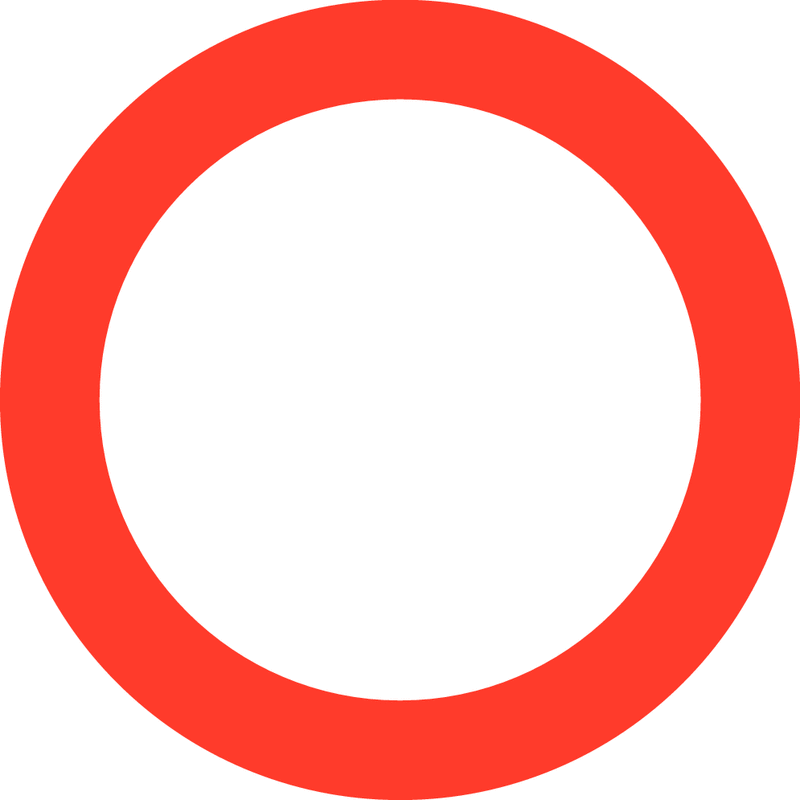 Platte verkeersborden