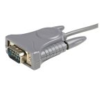 StarTech.com Câble USB vers Série à 1 Port de 91cm, Convertisseur DB9/DB25 RS232 vers USB, Prolific, Adaptateur USB vers Série