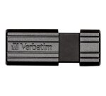 Verbatim Micro-clé USBPinStripe de 32 Go - noire