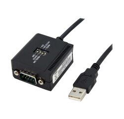StarTech.com Câble Adaptateur USB Série Professionnel RS422/485 à 1 Port de 1,8m avec Rétention COM, Adaptateur USB vers RS422 - TAA