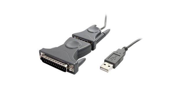 StarTech.com Câble USB vers Série à 1 Port de 91cm, Convertisseur DB9/DB25 RS232 vers USB, Prolific, Adaptateur USB vers Série