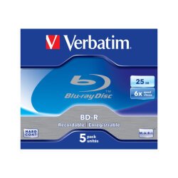 Verbatim 43715 disque vierge Blu-Ray BD-R 25 Go 5 pièce(s)