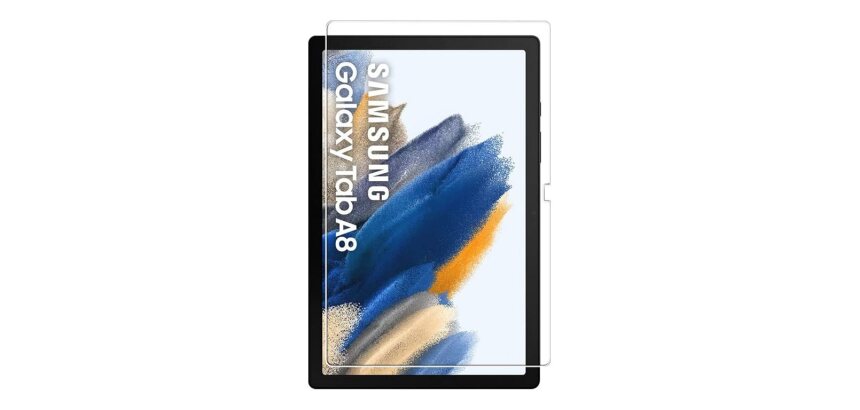 DLH Protection ecran en verre trempe pour Samsung Galaxy Tab A8 10.5" (SM-X200 / SM-X205)