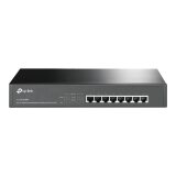 TP-Link TL-SG1008MP Non-géré Gigabit Ethernet (10/100/1000) Connexion Ethernet, supportant l'alimentation via ce port (PoE) 1U Noir