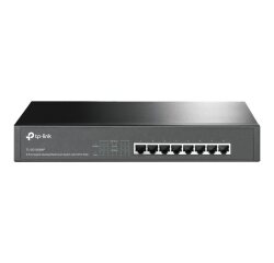 TP-Link TL-SG1008MP commutateur réseau Non-géré Gigabit Ethernet (10/100/1000) Connexion Ethernet, supportant l'alimentation via ce port (PoE) Noir