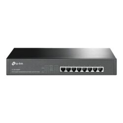 TP-Link TL-SG1008MP Non-géré Gigabit Ethernet (10/100/1000) Connexion Ethernet, supportant l'alimentation via ce port (PoE) 1U Noir